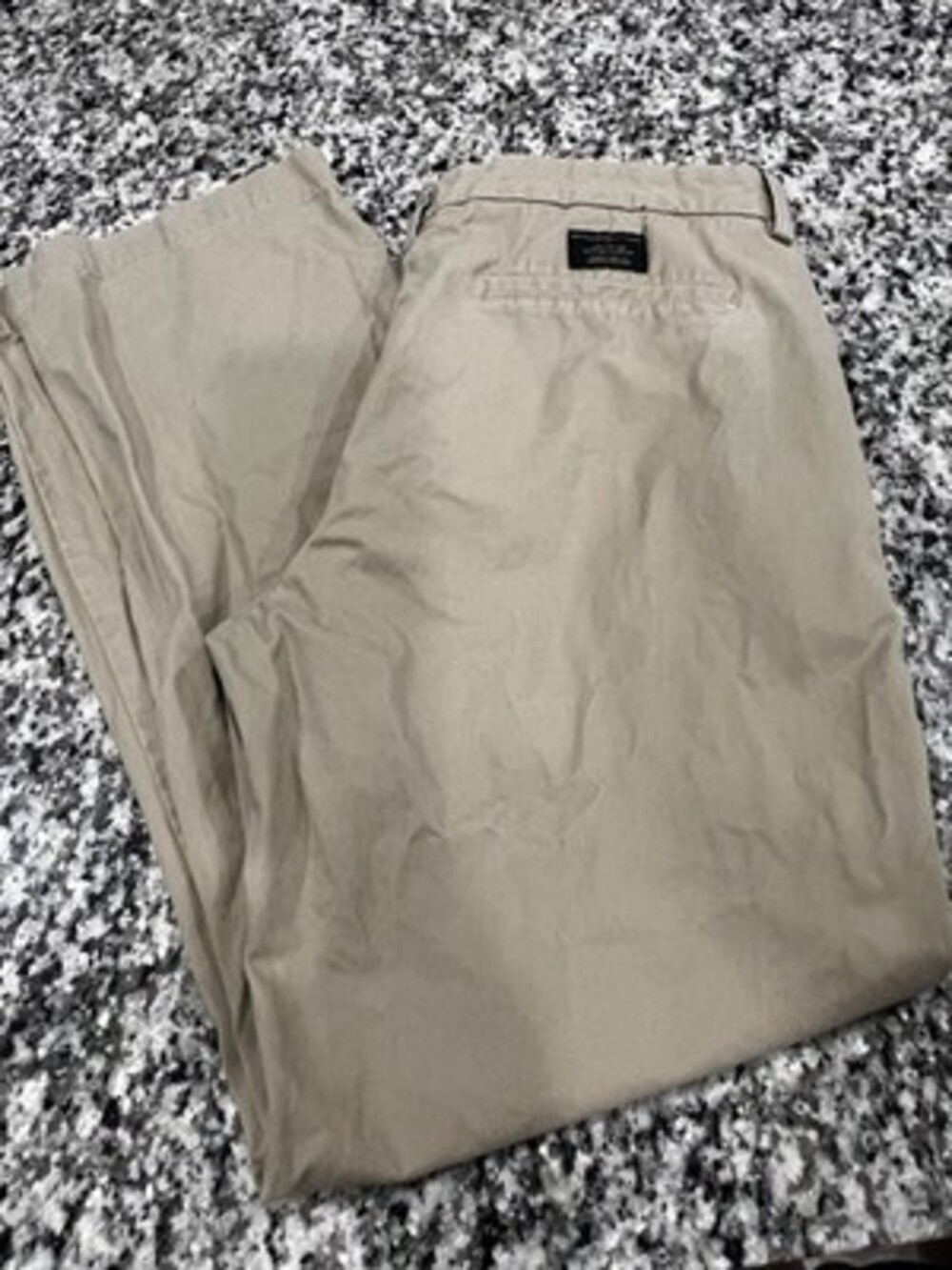 Men’s Banana Republic Boot Cut Chino Pants 33x32 100% Cotton Egypt Tan Brown